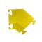 Kable Kontrol Cable Protector 45 Deg Right Turn, 1 Channel, Rubber, Yellow FCC999-ELR-YELLOW - alternate 1